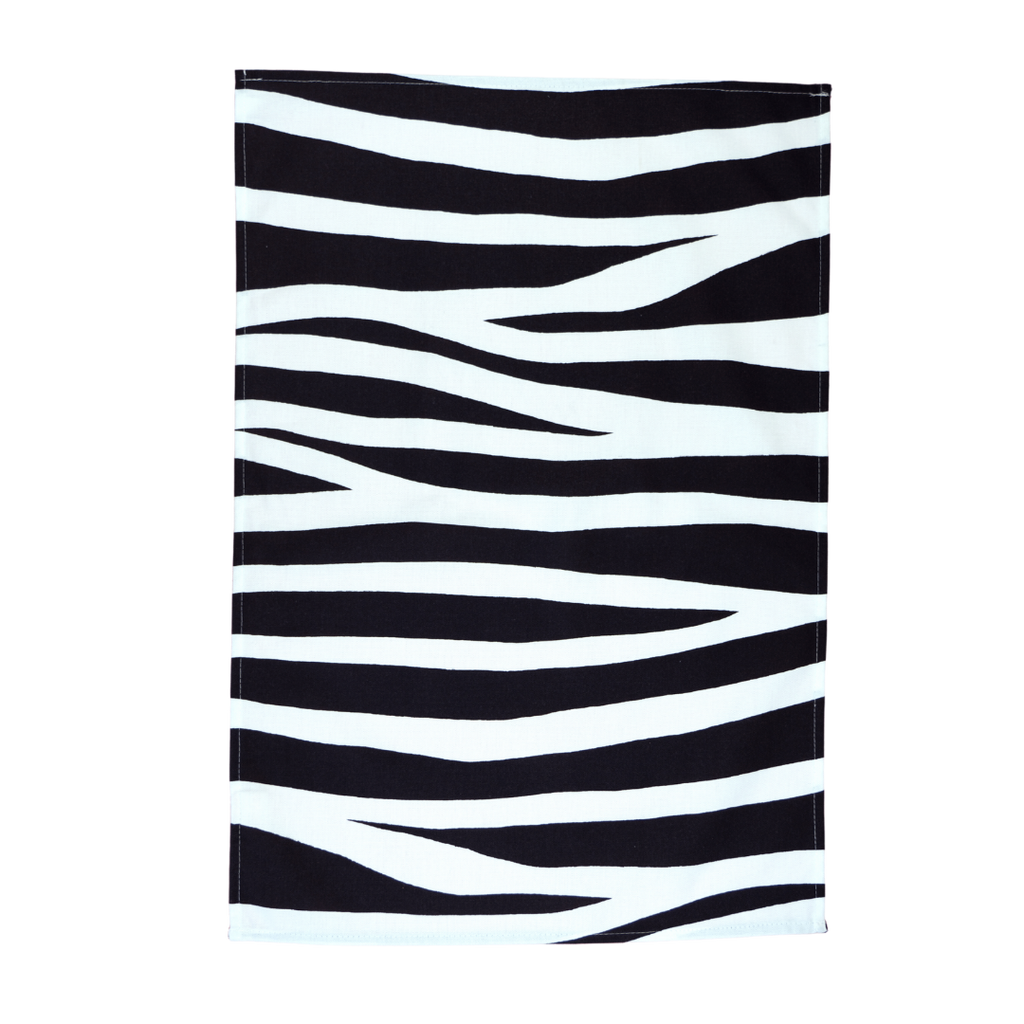 Zebra Stripe Tea Towel