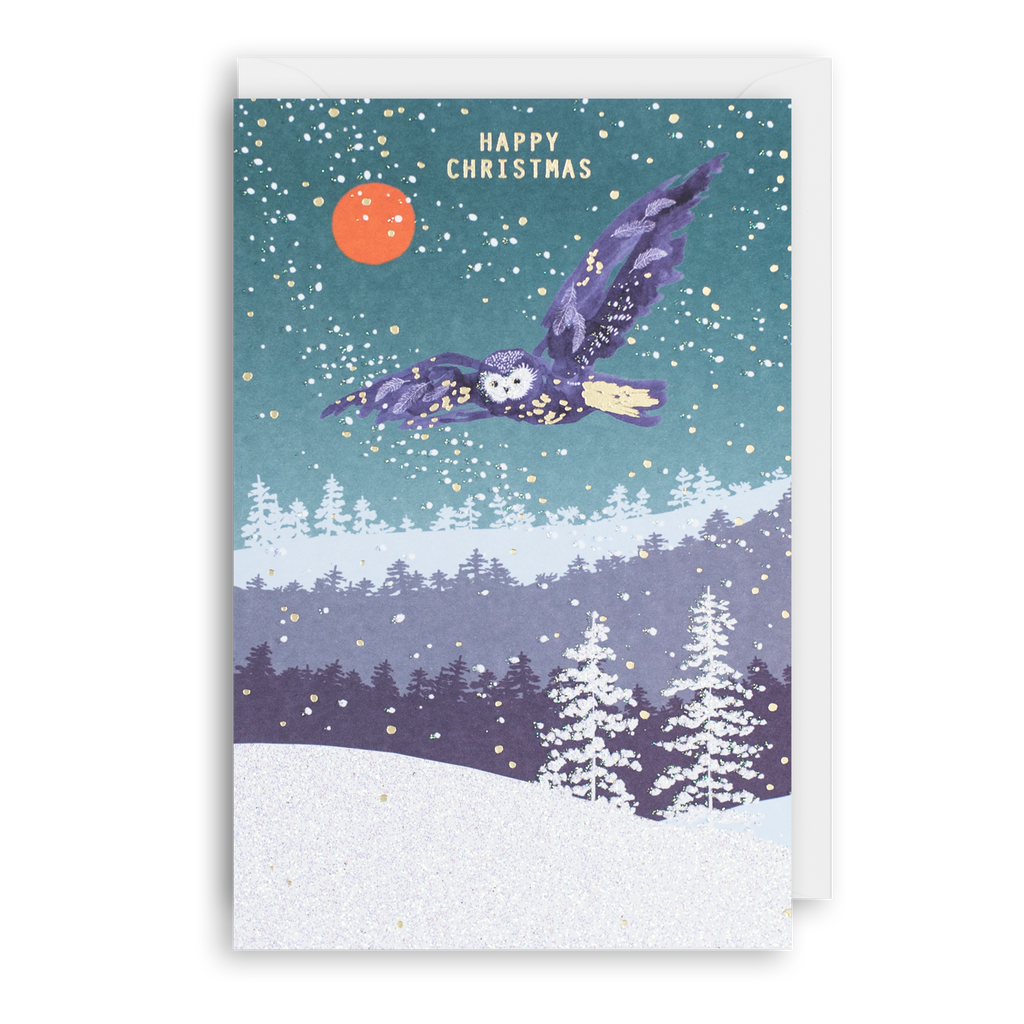 Meri - Owl Christmas Card
